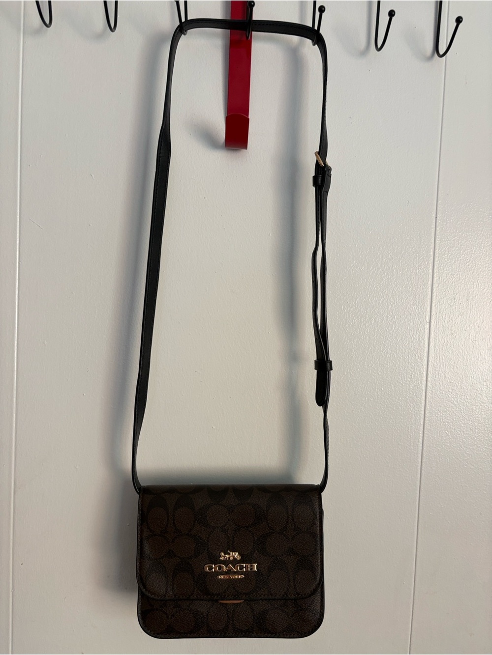Coach Brown Signature Crossbody Bag